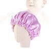 Satin Elastic Bonnet Hair Hat Night Sleeping Hat for Girls Double Layer Bath Cap Shower Sleeping For Kids Cap