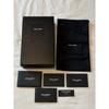 Used SAINT LAURENT Yves Saint Laurent long wallet black with gold hardware