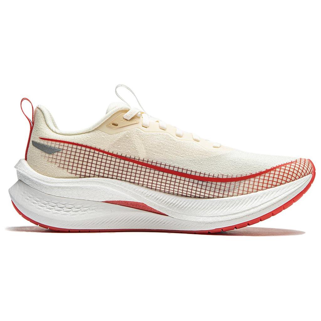 New LiNing Red Hare 7 Pro Cushioning Anti Slip And Wear Resistant Low Top Running Shoes Women's Ecru ARPU002-27
