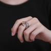 Snake Ring Men 'S And Women 'S Same Opening Can Adjust The Retro Ethnic Style Of The Twelve Zodiac Snake Snake Creative Finger Ring 