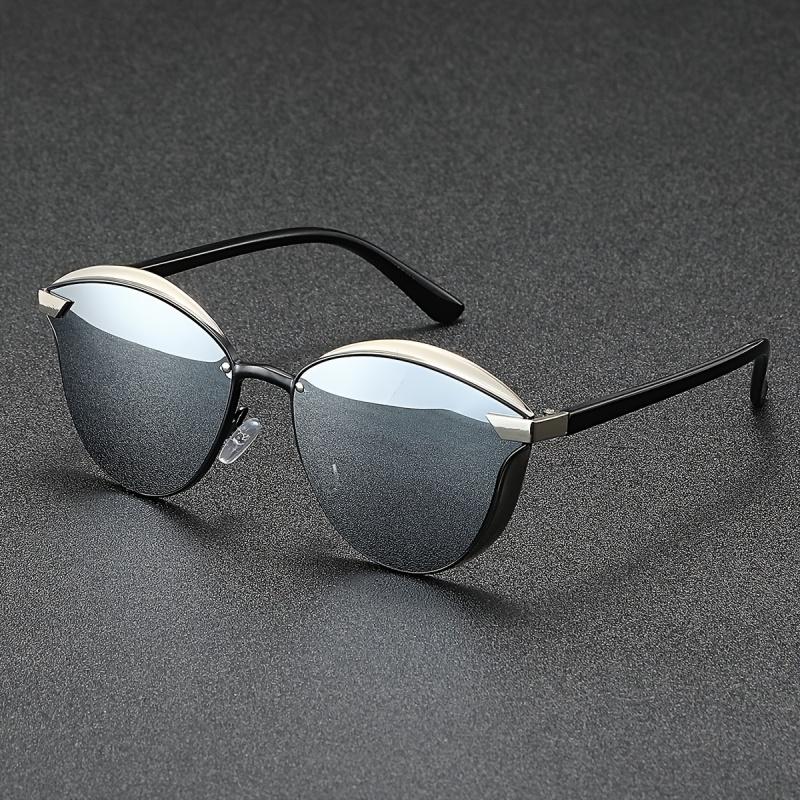 High-quality Sunglasses For Both Men And Women, Featuring Golden Frames, Suitable For Hiking, Driving, Fishing, And Photography.