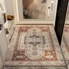 Vibrant Ethnic Pattern Rug Unique Colorful Art Design Entryway Living Room Carpet Durable Home Decor for Living Space