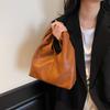 Niche design lazy wind commuter handbag female 2026 spring and summer texture hand bag