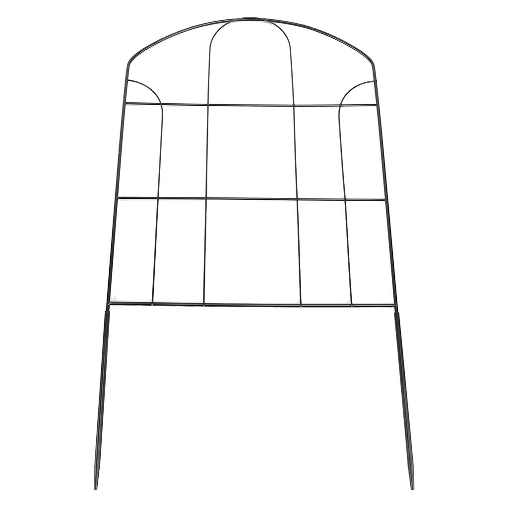 Iron Fence, Decorative Garden Border with Iron Wire Fence Panel for Flower Bed Edging, for Garden, Lawn, Terrace, Landscape, Roadside, Pet, and Vegeta