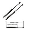 2pcs Front Bonnet Engine Hood Lift Support Gas Spring Struts s Bracket Arms Compatible for 997 987 99751155101