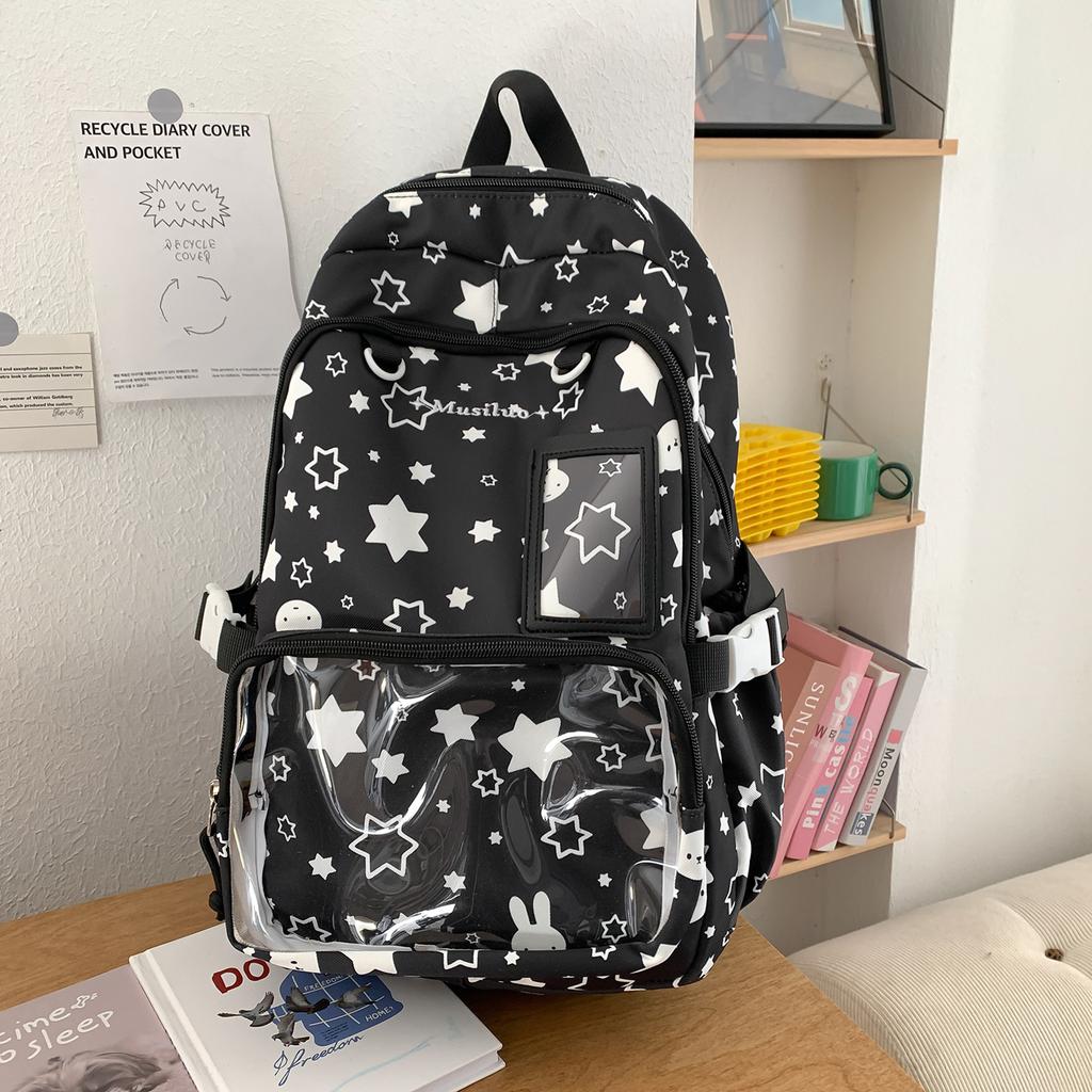 Schoolbag1011 New Star Schoolbag Female Japanese Ins Wind Small Fresh Literary Versatile Casual Girl Student Backpack