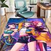 KPop Demon Hunters Pattern Rug, Indoor/Outdoor Mat, for Picnic, Gameroom, Bedroom, Office, Living Room, Home Decor Carpet, Birthday Gift