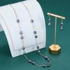 Hawaii Ladies Jewelry Freshwater Pearl 18K Gold Necklace Earrings Pendant Jewelry