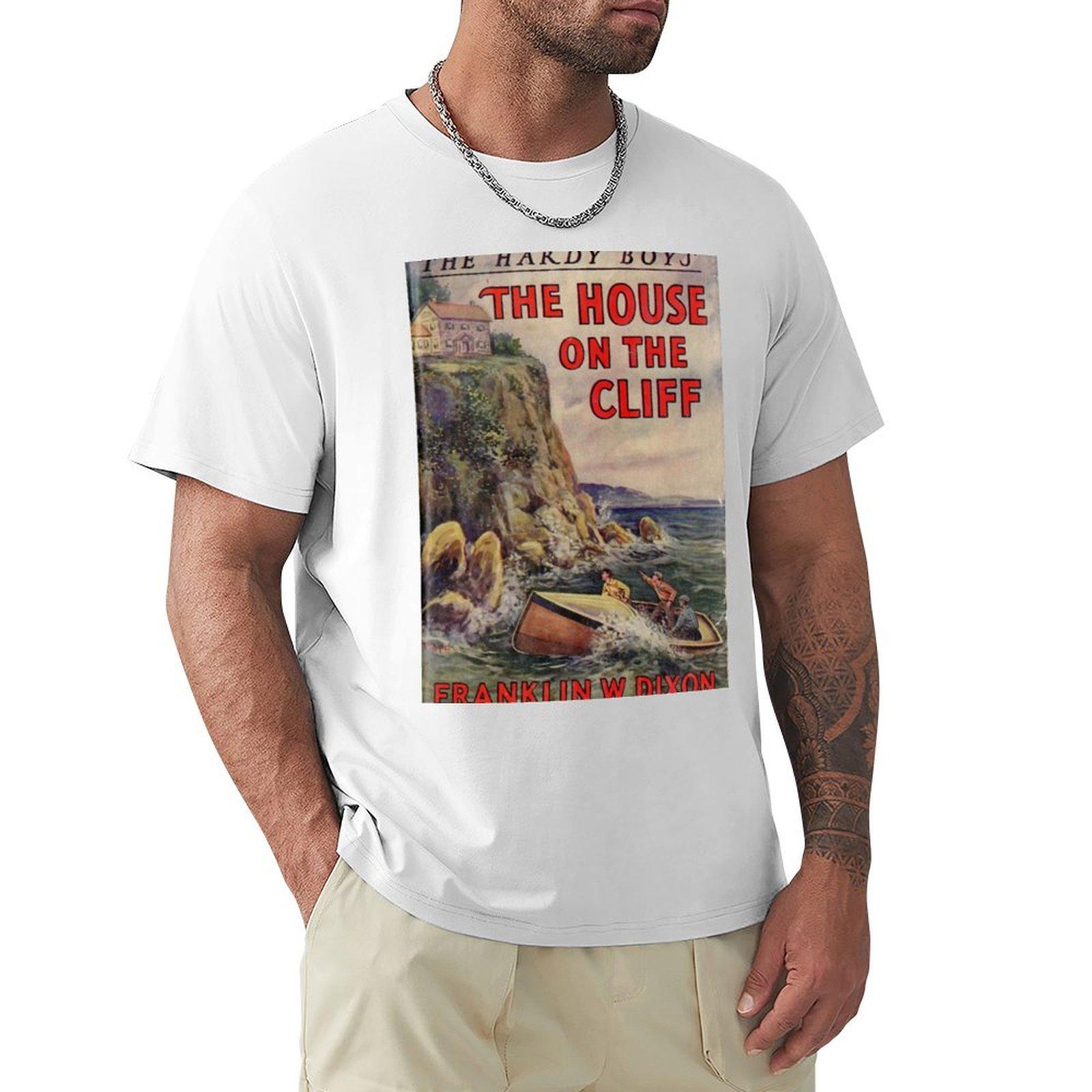 The Hardy Boys The House on the Cliff TShirt customs design your own gifts for boyfriend Man tshirt mens fashion S