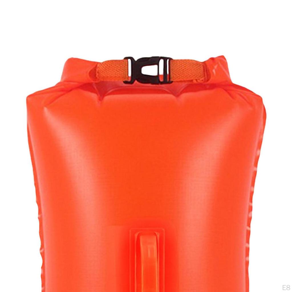 Swim Buoy Float Inflatable PVC Highly Visible for Snorkelers Surfers Boaters