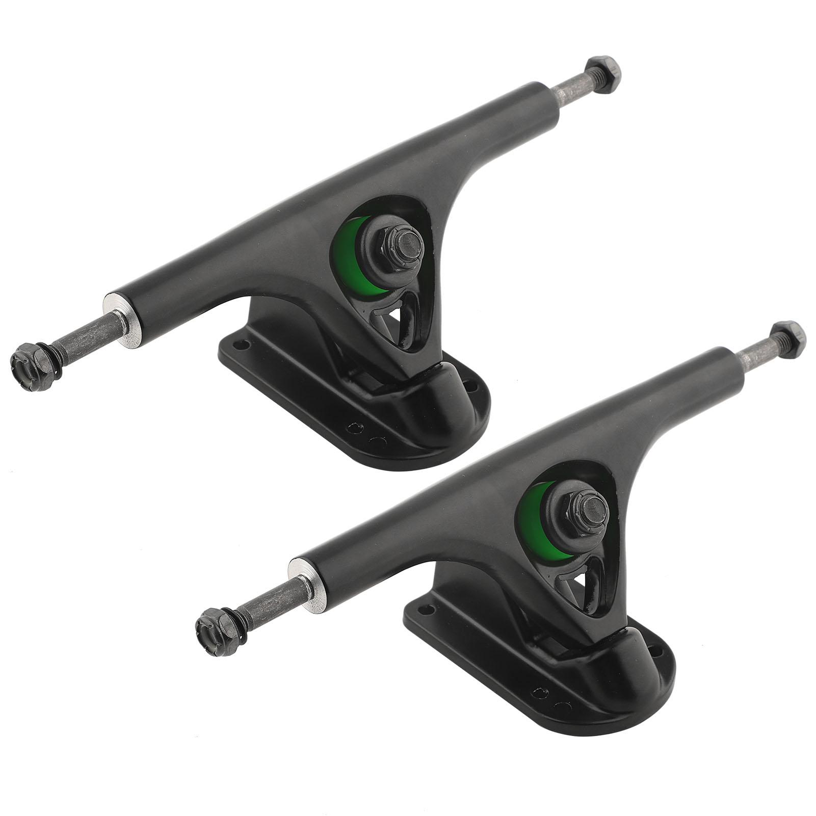 

2 шт. MS3101 Черный литой из алюминиевого сплава круглый полый скейтборд утолщенная база лонгборд траковая скоба