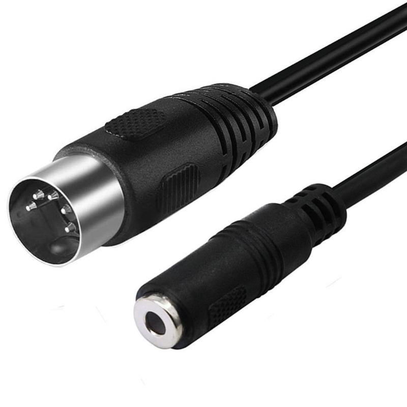 Din 5-Pin auf 3,5-mm-Kabel 5-Pin Din-Stecker auf 3,5-mm-Buchse Sound-Adapterkabel für Musikinstrumenten-Sound