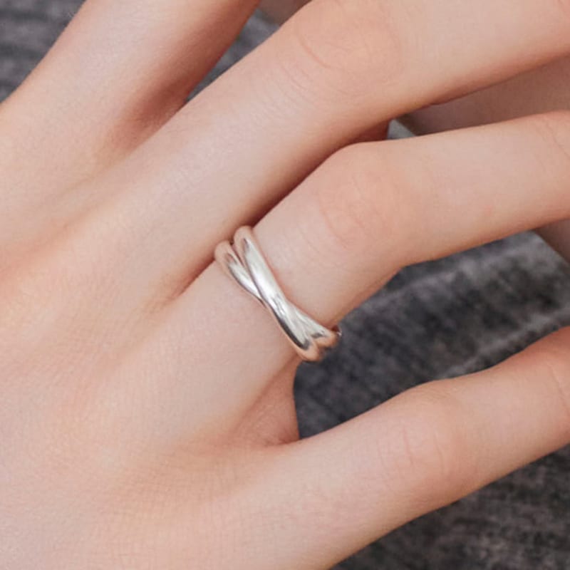 dmoment Infinity Layered Ring (925Silver)