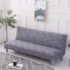 Armless Futon Sofa Bed Cover Stretch Folding Sofa Cover Living Room Without Armrests Removable Washable 3 Seater Sofa Slipcover