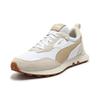 Puma Rider FV Unisex Low Top Casual Shoes White Brown 391925-06