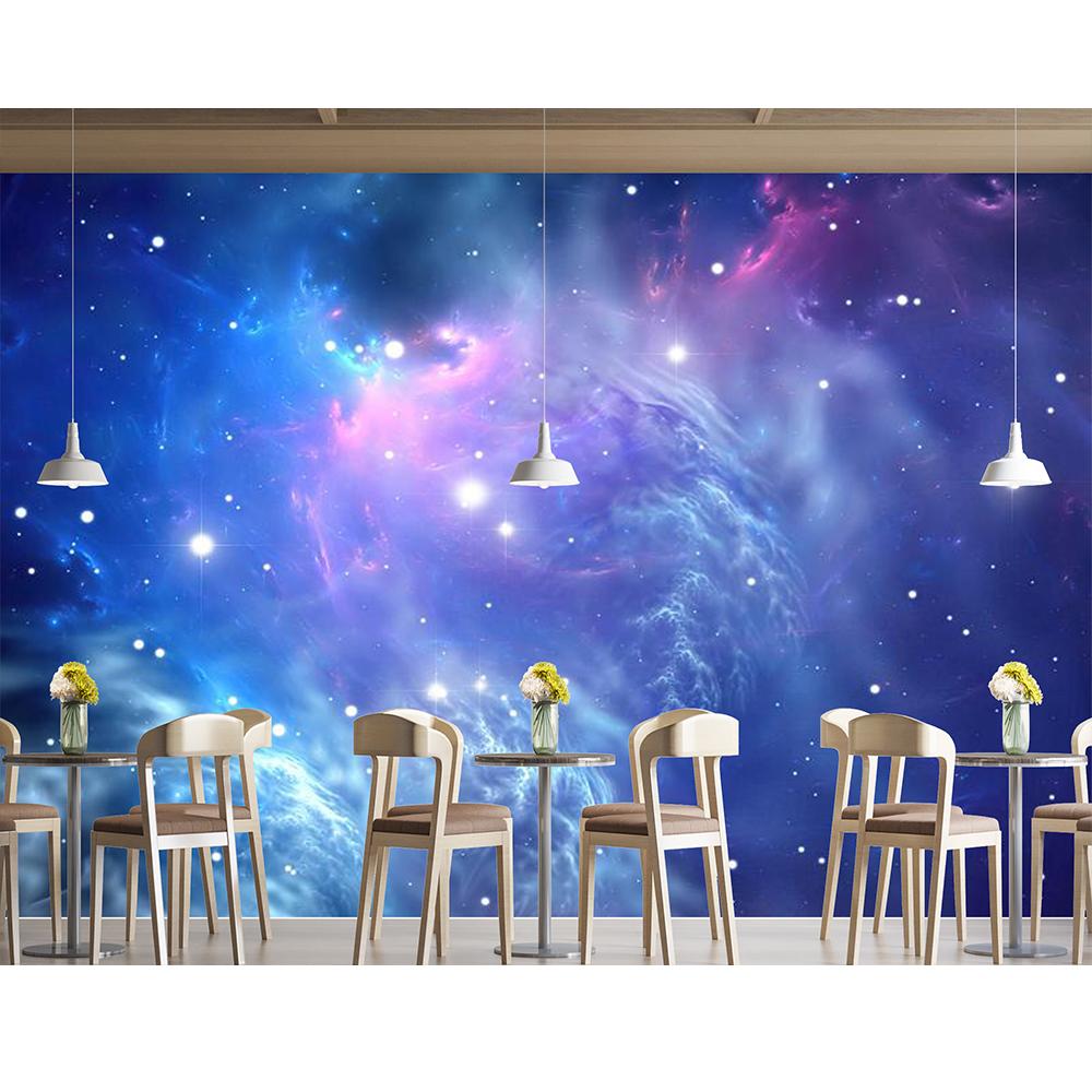 Universe Wall Mural Starry Sky 3d Wallpaper Poster Living Room Study Room Ceiling Galaxy Wallpaper