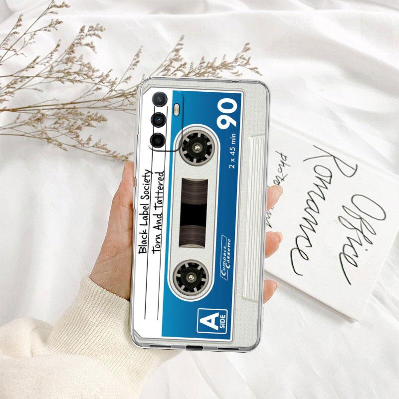 Cassette Vintage Boombox Tape Transparent Phone Case for Motorola Moto Edge 20 30 40 50 S30 Fusion Ultra Pro Neo Lite + G200 G23