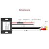 Auto Drahtloser Bluetooth-Empfänger Modul Bluetooth V4.0 DC12-24V Auto Aux Adapter BT Musikempfänger Modul Kit Für 2RCA Schnittstelle