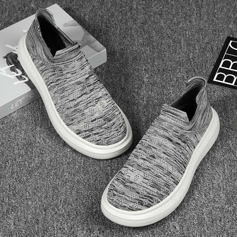 Hot Sale Black Casual Sneakers Men Sock Running Shoes Breathable Women's Sports Sneaker Outdoor Tennis Men Slip-On Footwear