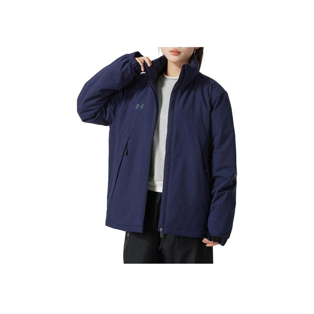 Under Armour Comfortable Outdoor Warm Cotton Jacket Unisex Jackets Navy-Blue 24600901-409