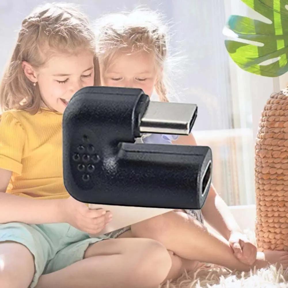 Adapter Type C Adapter 180 Degree Micro USB Data Transmission Converter USB-C Converter Type C Male To Female U-shaped Adapter