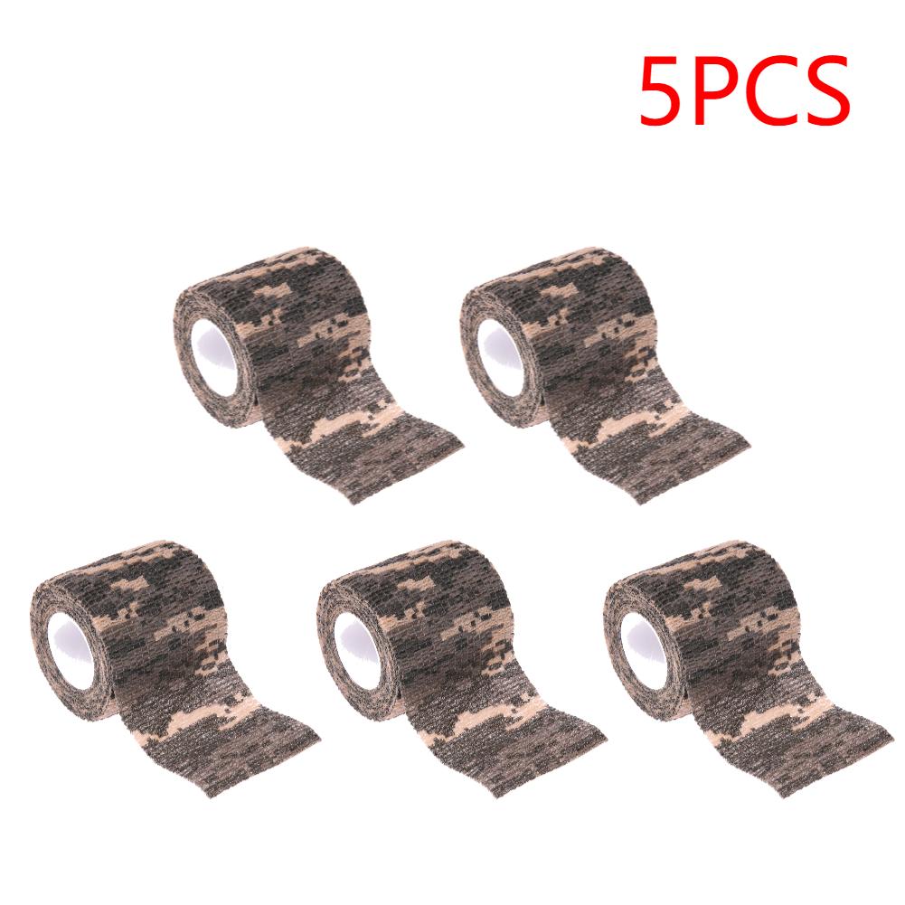 20PCS for Camouflage Bandage Self-adhesive Breathable Elastic Bandage Outdoor Hunting for Movement Fixation of Fingers Wrists an