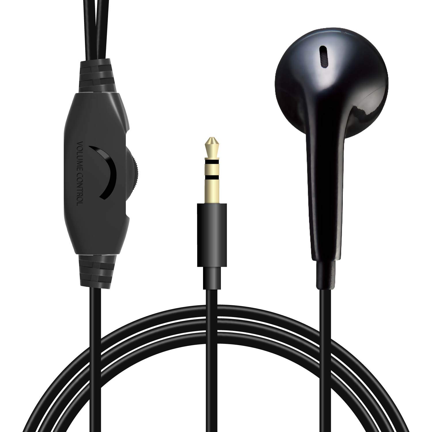 

ELECOM Single Earphone for TV Use Inner Ear Type Ear Driver Black [Non-Pressure (Left Only)] 14.2mm Affinity Sound 3.0m EHP-TV11IM3BK чорний