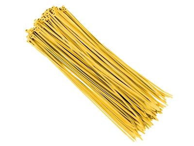 Nylon Cable Ties 300x3.6 Mm, Yellow, 100 Pcs.