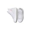 Converse Thick Sole Height Increasing Durable High Top Canvas Shoes Kids Sneakers White A01023C