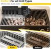 Electric Rotary Grill Brush Wireless Stainless Steel BBQ Cleaner Brush 3-Speed Power Control for Outdoor Gril BBQ Accessoires