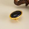 Fashion Resin Rings with Large Gemstones Vintage Geometric Designs Comfortable for Daily Jewelry Wear