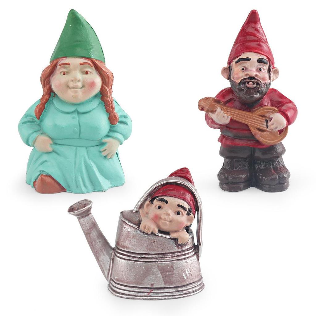 Cross-border Christmas Elf & Goblin Figure Set for Micro-landscape Decoration and Garden Ornament