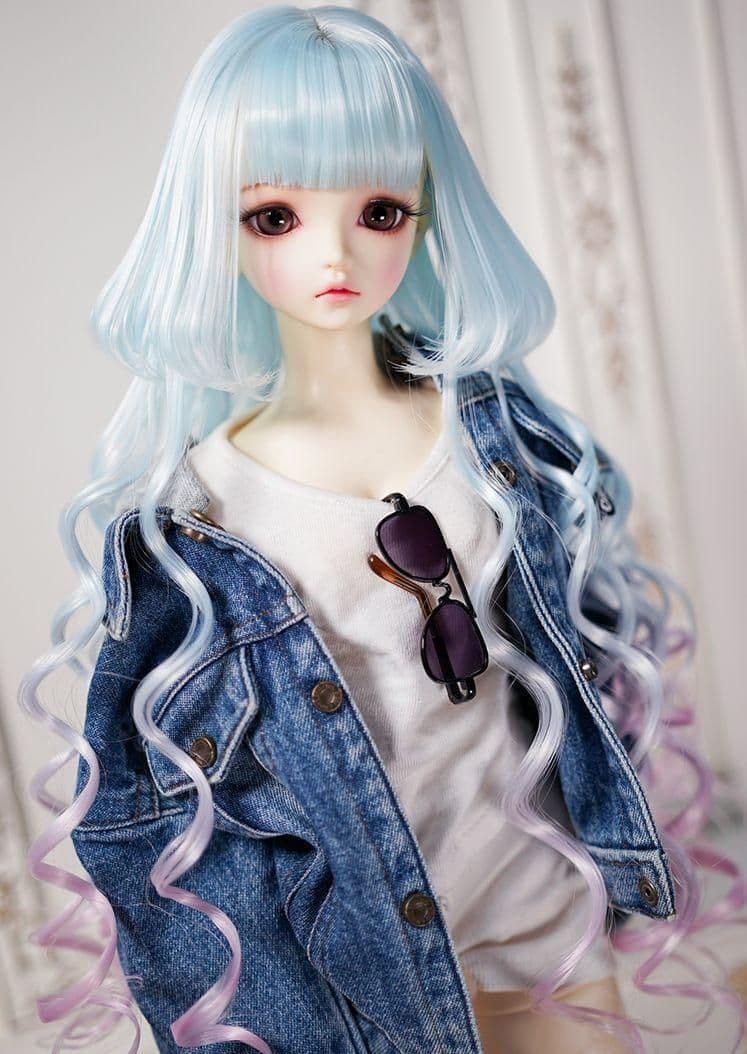 

[USED] AS132 BJD 1/3 Doll Wig, Heat Resistant, Handmade