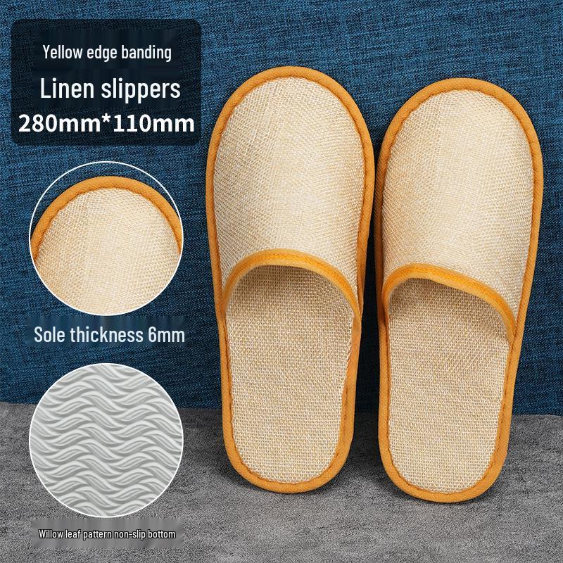 

Утолщенные нескользящие одноразовые тапочки для отелей, гостевых домов, салонов красоты, клубов, гостевых комнат и домашнего использования.