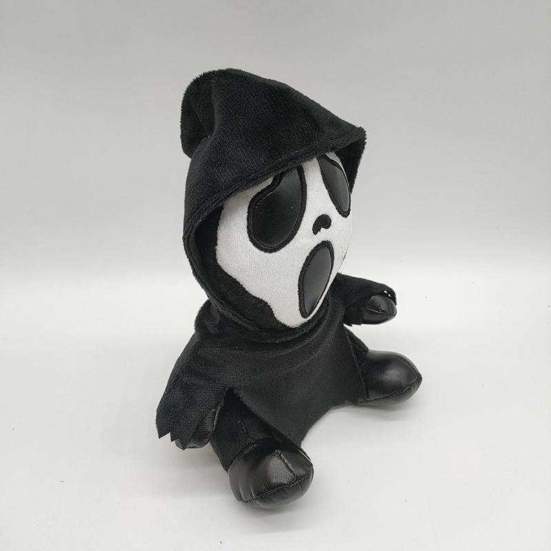 

Мультяшная игра Ghostface, мягкая плюшевая кукла, игрушка Жнец, крик, призрачное лицо, детский подарок