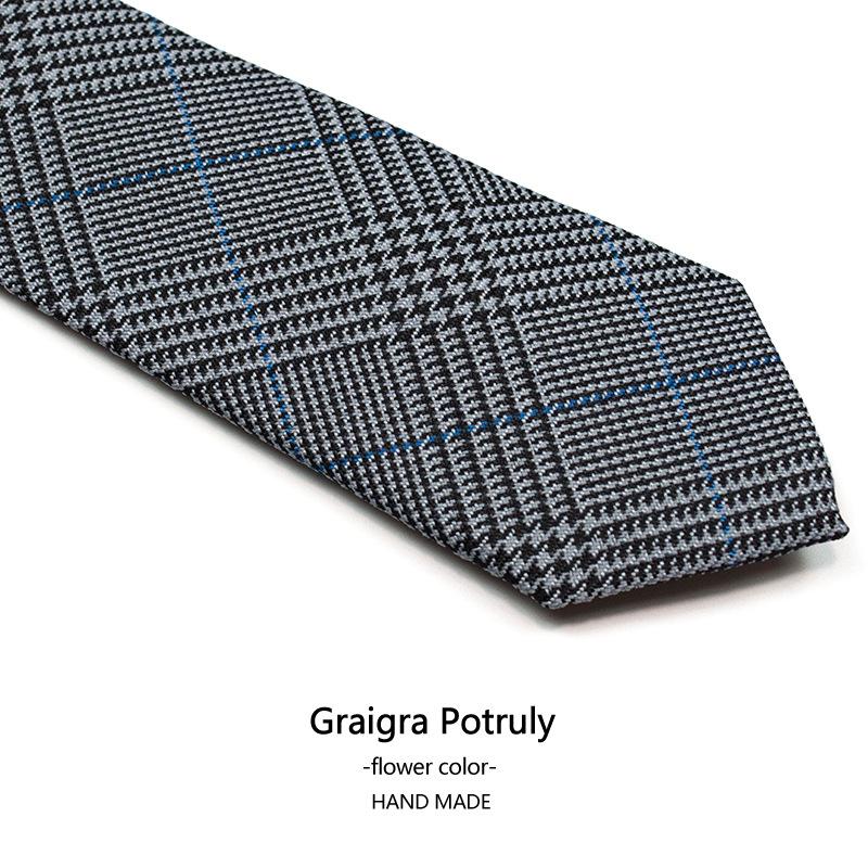 

Qiandongge Костюм і краватка Чоловічий Однотонний Кавовий колір Сірий 6 см Повсякденна краватка Ретро Робота Клітинка Жіночий