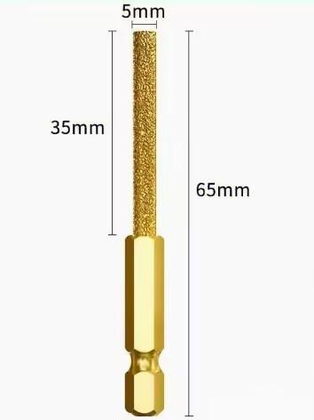 1Pcs Polish The Drill Bit Iron Stainless Steel Ceramic Tile Fits Drill Diamond Grinding Head Tile Rotary File Polishing Head