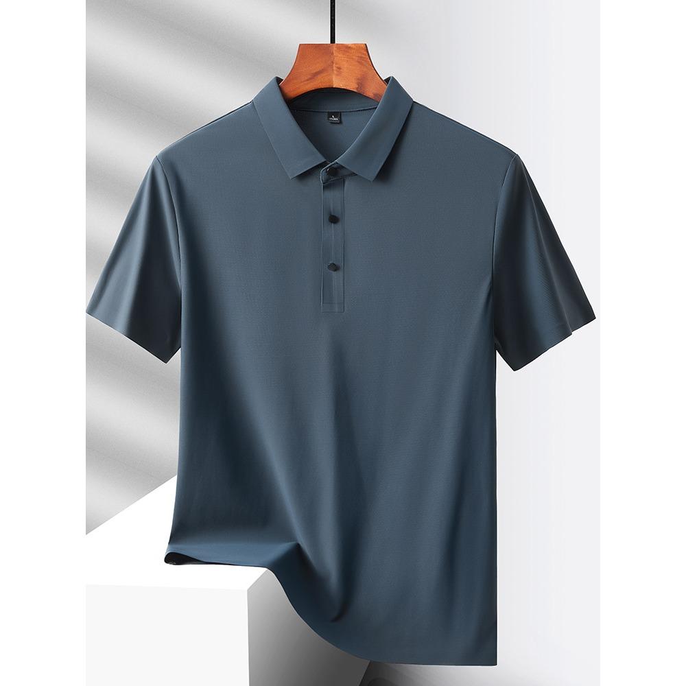 men's short sleeved T-shirt, summer ice silk quick drying, mid