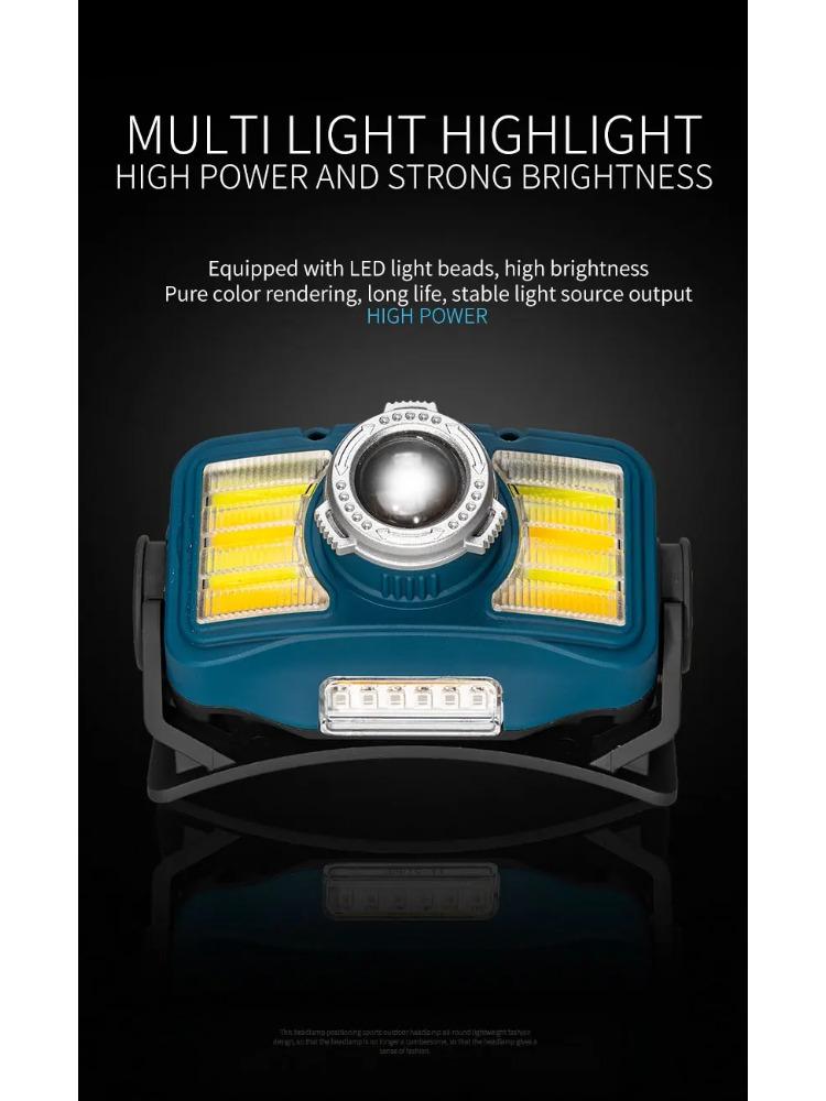 LED Headlamp For Camping Hunting LED Headlight Mini Head Light USB White Light Head Lamp Flashlight