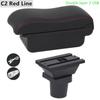 Armrest Arm Rest For Toyota Yaris Vitz Hatchback 1998-2011 Centre Console Storage Box with USB LED 1999 2000 2001 2002 2003 2004