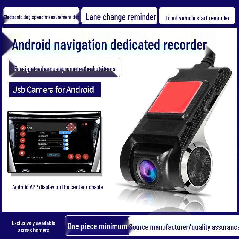 Zinc Alloy Night Vision ADAS Dash Cam with USB and HD Starlight Features