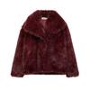 Women Fashion Single Button Coats Vintage Lapel Neck Long Sleeves Female Chic Lady Outfits