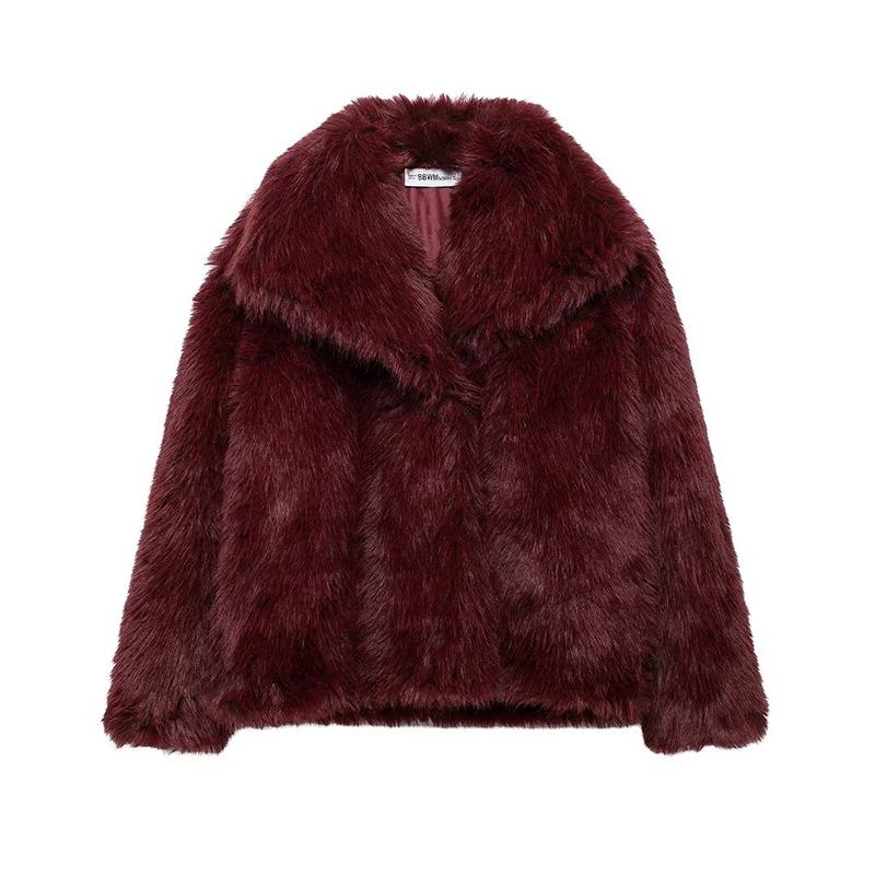 Women Fashion Single Button Coats Vintage Lapel Neck Long Sleeves Female Chic Lady Outfits