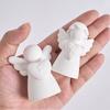 3D Heart Wings Angel Silicone Scented Candle Mold DIY Girl Sculpture Gypsum Decor Handmade Human Resin Mold for Birthday Gifts