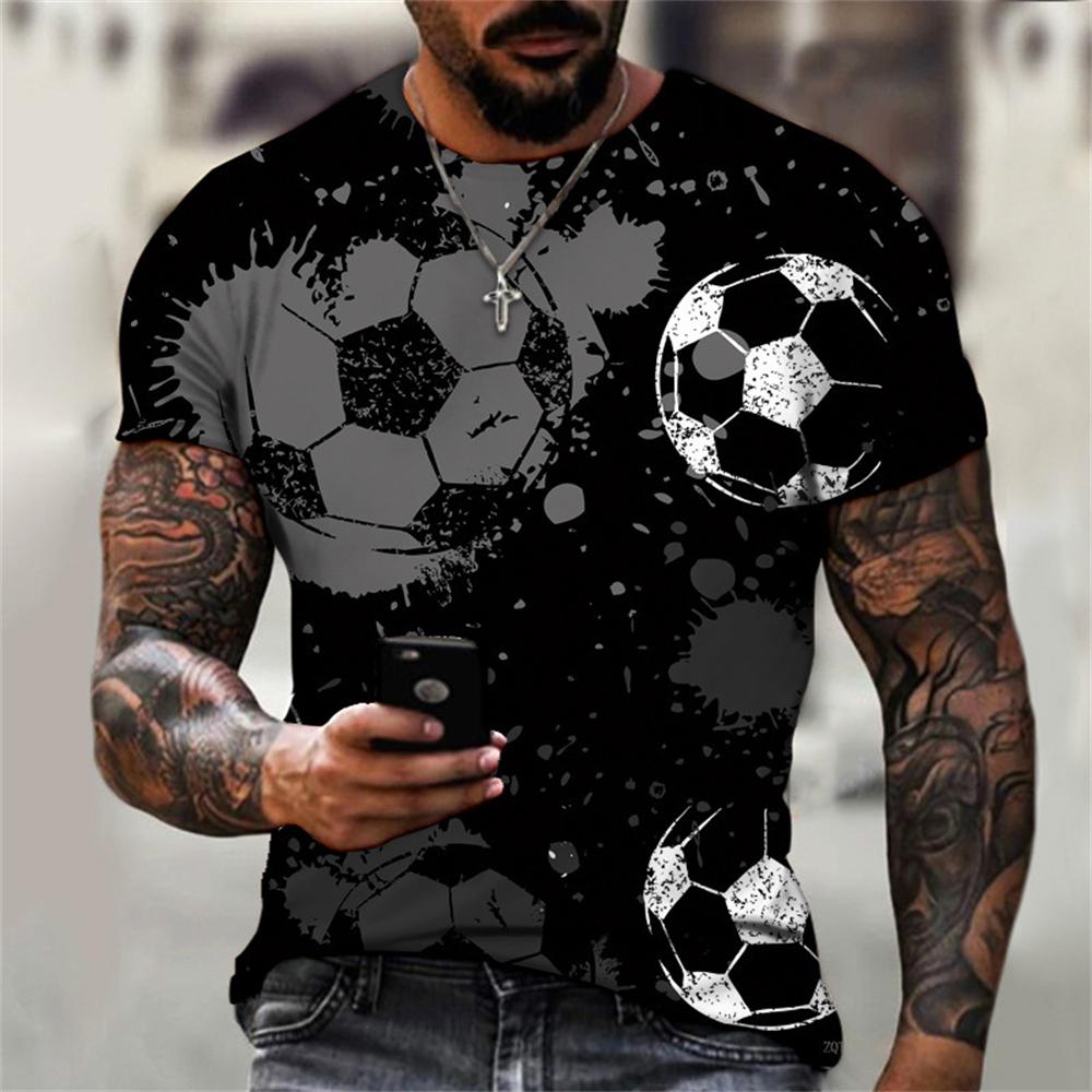 Comfortable Simple T-shirt Casual Loose Men's Top Fashionable Versatile Short-sleeved Round Neck Breathable T-Shirts Men’s