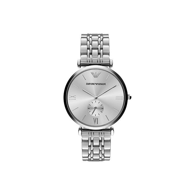 

EMPORIO ARMANI Wrist Watch Quartz Movement Stainless Steel Strap White Dial Men s Watches AR1819-CLG Eggshell White Watch Dial