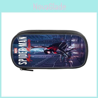 Spiderman Miles Morales Led Pencil Organizer With Compact Design For Kids And Teens