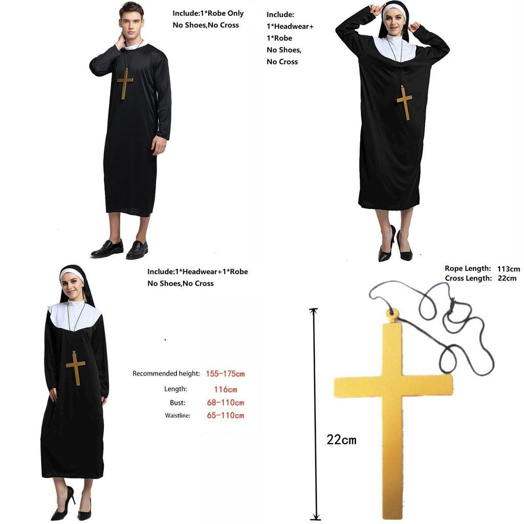 Captivating Priest Costume Robe With Classic Godfather Style For Memorable Halloween Celebrations