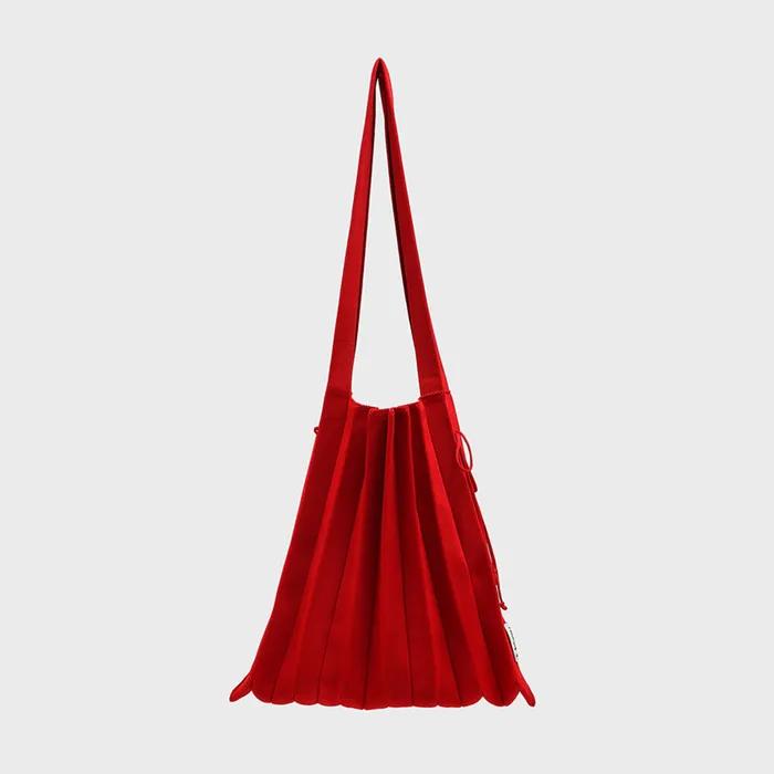Lucky Pleats Knit M Barbados Red
