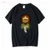 Lion Of Judah Jesus Lord God Believer Christians Faith Bible Cross T Shirt S 5XL Long Sleeves Vintage Washed Graphic Homme